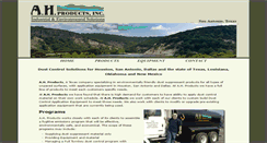 Desktop Screenshot of ahproducts.com