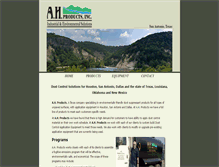 Tablet Screenshot of ahproducts.com